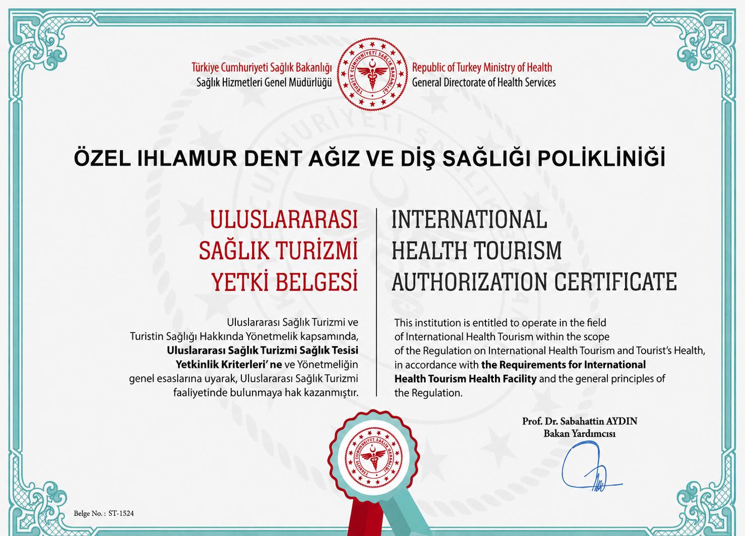 Özel Ihlamur Dent Ağız ve Diş Sağlığı Polikliniği Beşiktaş Medikal Turizm